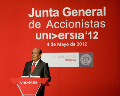 La acción del Banco Santander al 11 de mayo de 2012: Si, ya es viernes