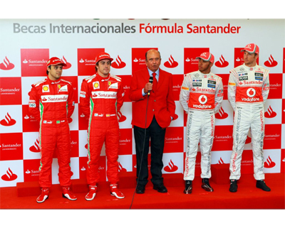 La acción del Banco Santander al 4 de julio de 2012: No oigo el motor