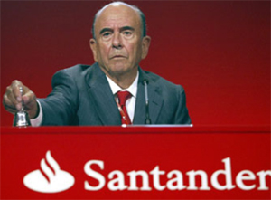 La acción del Banco Santander al 10 de agosto de 2012: Semana de subidas