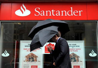 La acción del Banco Santander al 28 de septiembre de 2012: Se pierde un soporte