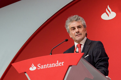 La acción del Banco Santander al 8 de octubre de 2012: Seguimos en la media de 20